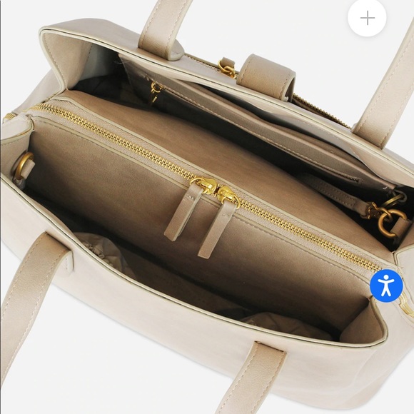 Fawn Design Satchel Taupe Diaper bag Mandi Nelson - Picture 5 of 17